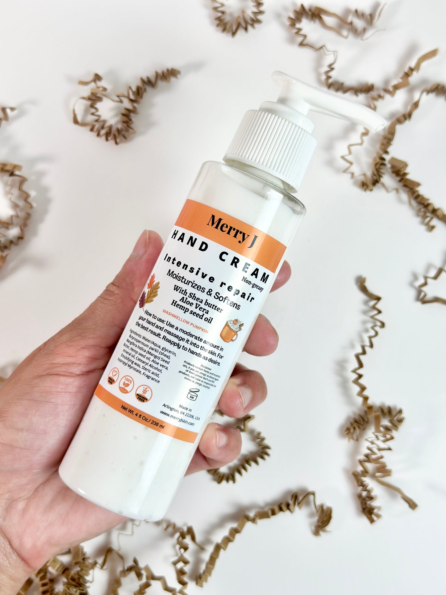 Hand Cream Marshmallo Pumpkin