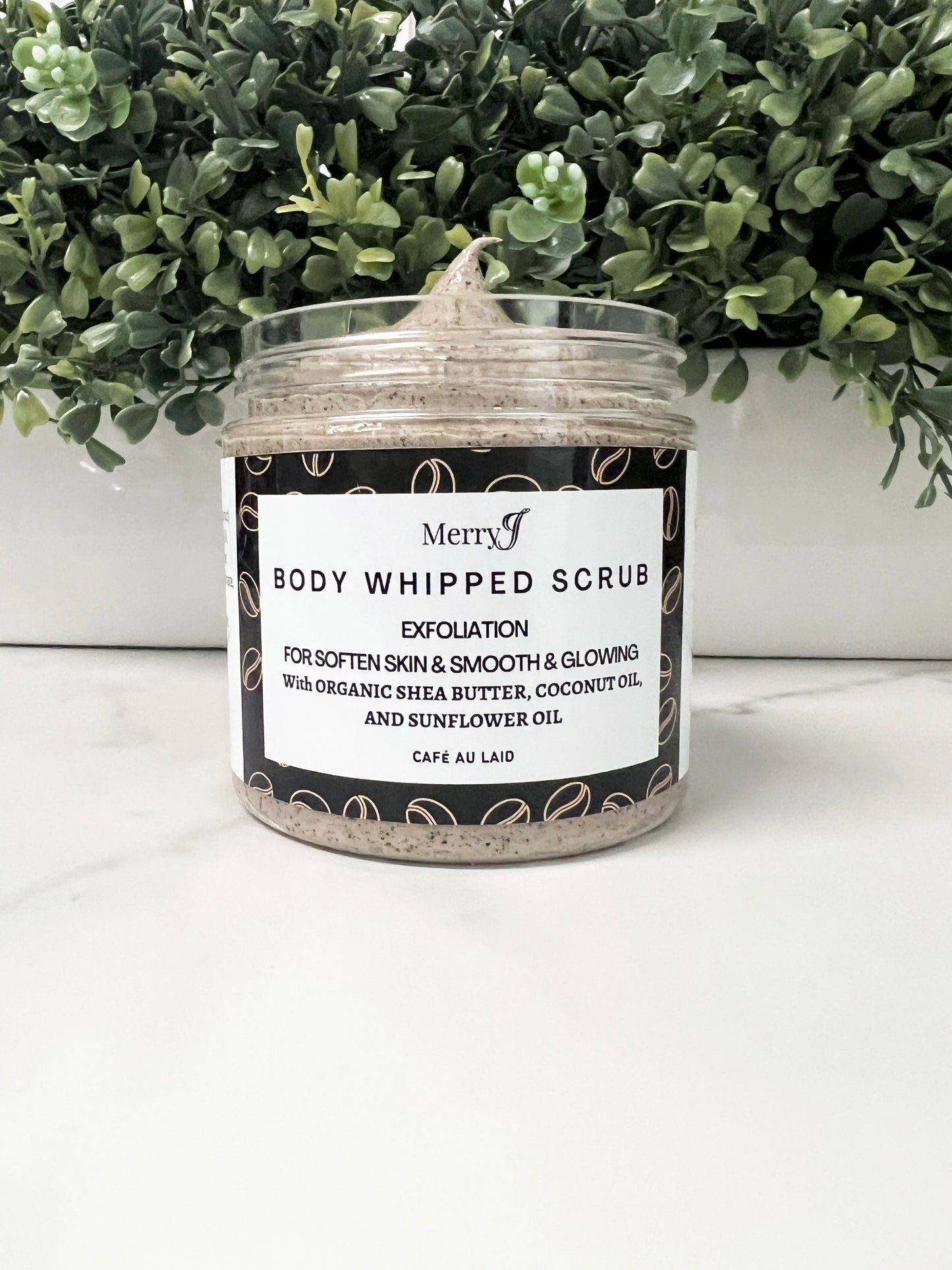 Coffee Body Sugar Scrub with Organic Brown Sugar