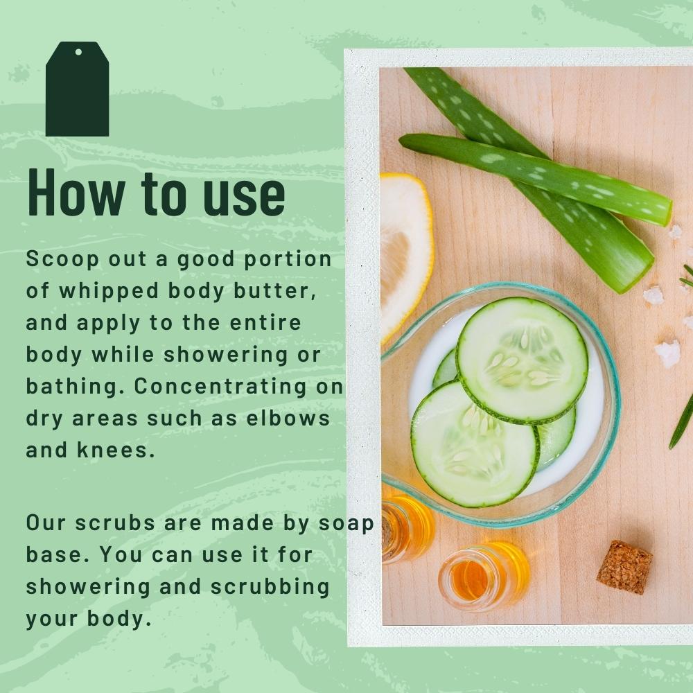 Cucumber Melon Body Whipped Sugar Scrub