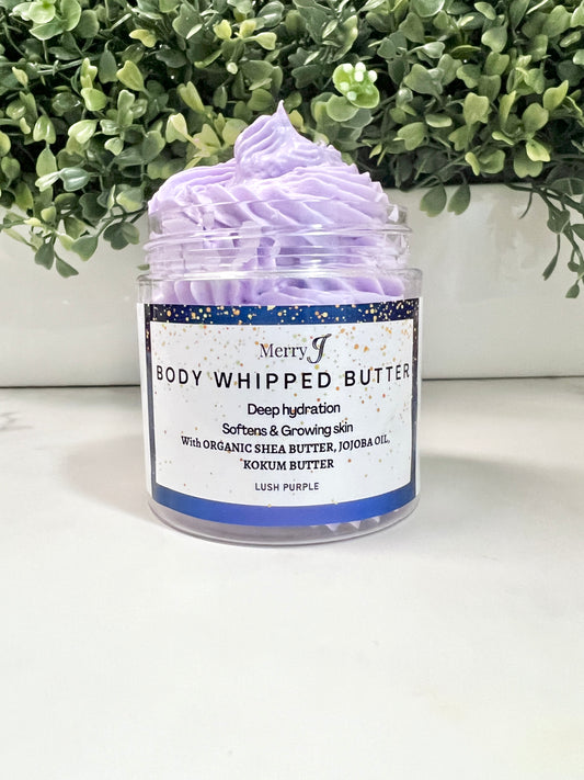 Purple Lush Body Whipped Butter Cream (New version of 2 tones color)